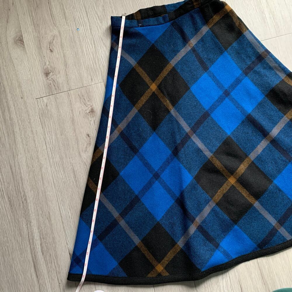 Vintage 1950s Pendleton Plaid Wrap Skirt Size XS - Picture 3 of 4